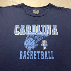 Colosseum UNC North Carolina Tar Heels Basketball T Shirt Navy Blue Mens 2XL Tee