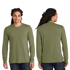 Custom Printed Men District Perfect Tri Long Sleeve Tee Gift For Him DM132 S-3XL