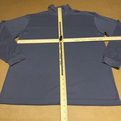 L.L. Bean Shirt Mens Large Blue Long Sleeve Turtleneck Base Layer Winter Tee
