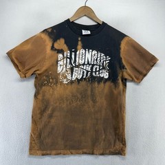 Billionaire Boys Club Shirt men’s Medium Black Acid Wash Bleach Dyed BBC Graphic