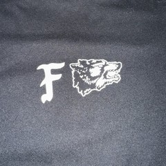 Forward Observations Group T Shirt Size Large Black Wolf 40 oz FOG