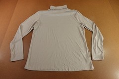Ficerd Mens Size Large Light Gray Long Sleeve Turtleneck Tee NWT