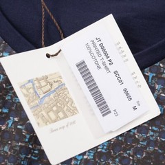 Maurizio Baldassari Jersey Cotton T-Shirt with Printed Front Panel M NWT Tee