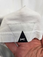 Denham White Applique Logo Short Sleeve Cotton T-Shirt Mens Size Large BNWT.PWB