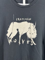 Candlebox “Wolves” 2022 Concert Tour Shirt XL Black Bella + Canvas 2-Sided
