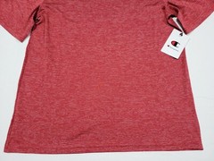 Champion Mens Sports Anti Odor Tee cotton Athletic wear Red SZ Medium