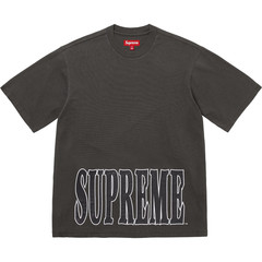Supreme Cracked Stretch S/S Top Black White Red Green 4colors FW25