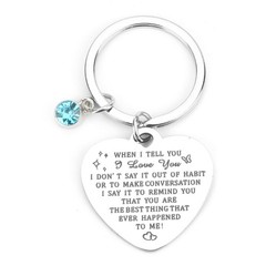 Soulmate Keychain,Couple Keychain,Soulmate gifts,Stainless Steel Keychain Gif…