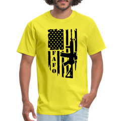 FAFO T-Shirt with AR15 & American Flag