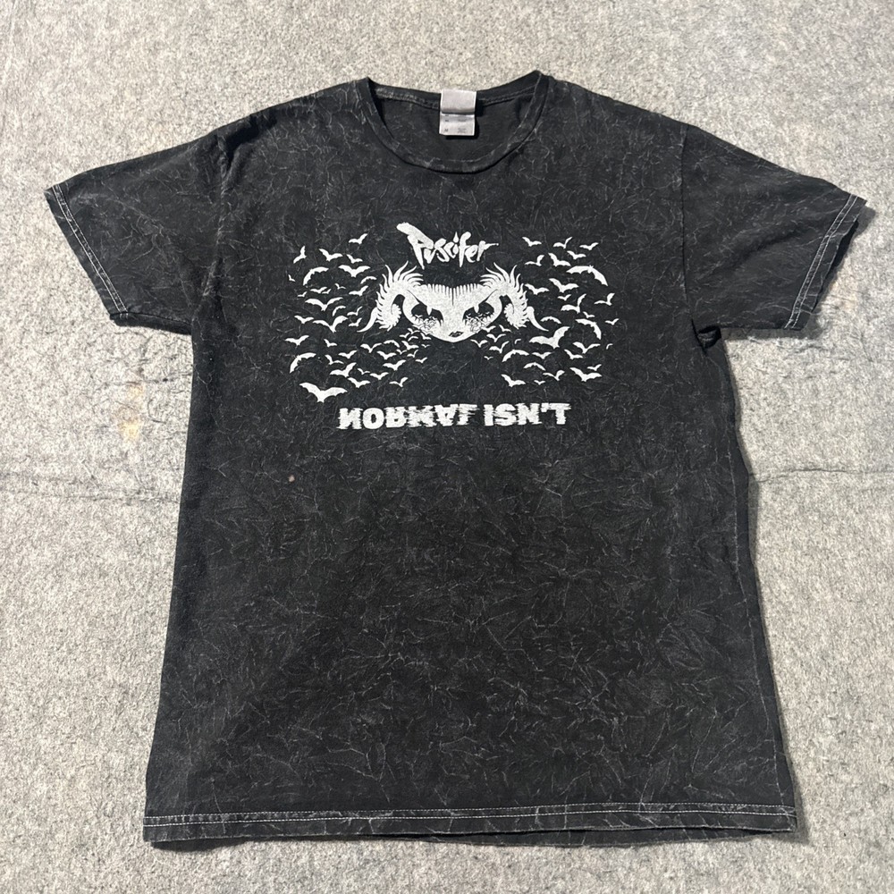 Puscifer T Shirt Mens Medium Short Sleeve Graphic Print Normal Isn’t Bats Tee