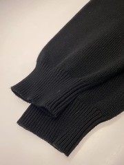 Wastedparis Reverse Kingdom Sweater (Thick Knit Sweater) Size L, Acrylic, Black