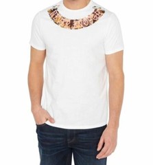 $99 Buffalo David Bitton Mens White Never Enough Short Sleeve T-Shirt Size L