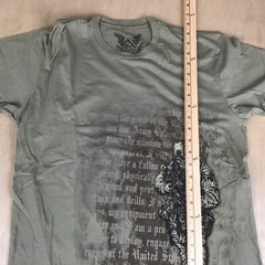 Apprime Courage Above All Mens Medium Graphic T-Shirt US Army Military Warrior