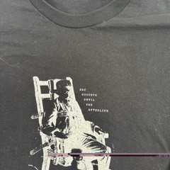 Dying Wish Say Goodbye Until The Afterlife Black SS Band Graphic Shirt Men’s Med
