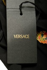 Versace Men’s Logo Print Embellishment Crewneck T-Shirt US XL IT 54