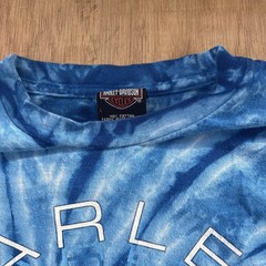 Vintage Harley Davidson Shirt Size Large Blue Tie Dye. San Diego, California. ￼