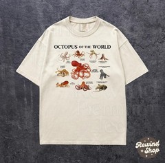 Types of Octopus Comfort Colors Shirt – Octopus TShirt – Cephalopod Ocean Graphi