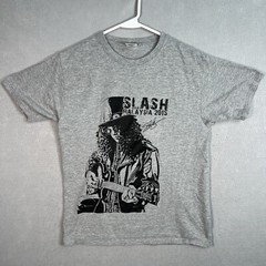 Slash Malaysia 2015 Tour Live In Luala Lumpur T Shirt Fits Small Gray Mens