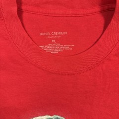 Dog Wearing Scarf Daniel Cremieux T-Shirt Red Men’s XL Fashion Artist