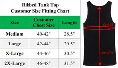 Men’s 3 Pack Ribbed Tank Top Shirts Muscle Sleeveless Gym Beach Undershirt NWT