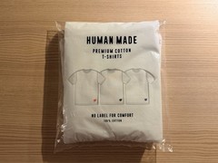 Human Made T-shirt 3-pack Set Medium White Unopened
