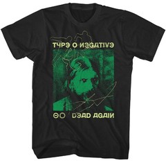 Type O Negative Dead Again Outline T-Shirt Size S-5XL Unisex DTG Print