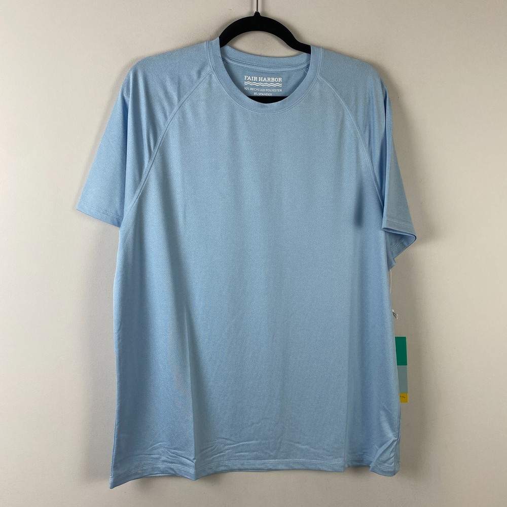 Fair Harbor Breezeknit T-Shirt Mens Size L Short Sleeve Crew Neck Performance