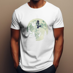 E.T. BIKE CRASH T-Shirt | Classic Spielberg Film Tee | 1980s Sci-Fi Movie Top