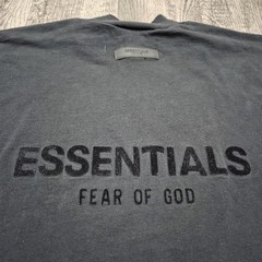 Essentials Fear Of God Black Long Sleeve Shirt Mock Neck Streetwear Men’s M