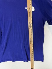 The North Face Shirt Mens Medium Purple Texas Flag Graphic Tee Outdoor Crewneck
