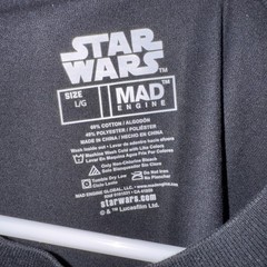 Star Wars Mad Engine Darth Vader With Storm Troopers Black T Shirt Sz L