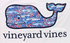 NWT Vineyard Vines Men’s Short Sleeve Pocket Crew Tee “BONEFISH IN CORAL WHALE”