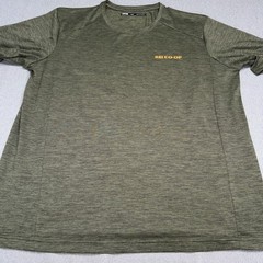 REI Co-Op T-Shirt Mens Lg Green Crew Neck Short Sleeve Polyester Outdoor Hiking