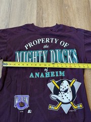 Vintage Starter Mighty Ducks T Shirt Size Large