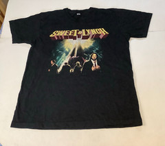 American Apparel Sweet & Lynch Rock Band Music T Shirt Size XL Black Made USA