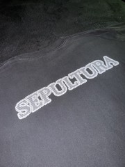 Sepultura XL Vintage Shirt Logo Extra Large 1997 Blue Grape Double Sided 90s