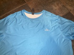 Habit Crooked Elm Graphic Tee Shirt Mens 2XL Blue Long Sleeve NWT