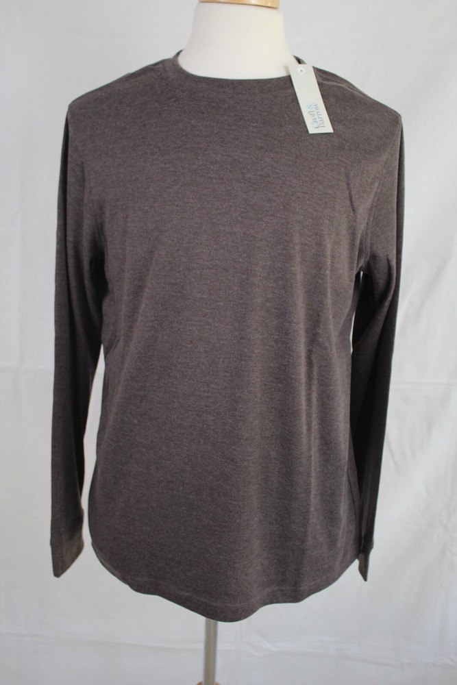 CROFT & BARROW Men’s Easy Care Long Sleeve T-Shirt size M New