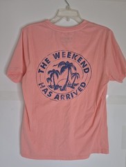Chubbies The Weekend Has Arrived Melon Short Sleeve Tshirt Mens Size M