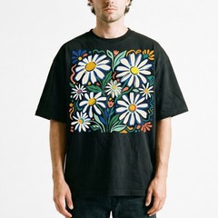 Retro Floral Daisy T-Shirt Colorful Botanical Wildflower Nature Spring Tee