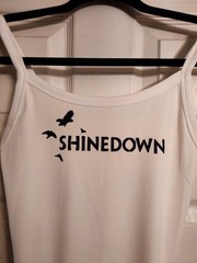 ShineDown Cropped tank top Shinedown Crop Top Shinedown Tank Top Shirt Xxs-2xl
