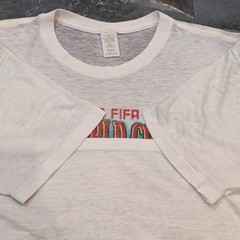 Vintage 90s Paper Thin FIFA Women’s World Cup USA Soccer Flags Graphic Tee XL