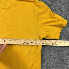 Fjallraven T-Shirt Mens M Yellow Logo Graphic Short Sleeve Outdoor Gorpcore