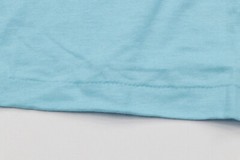 NOS Vtg 90s Streetwear Mens M Blank Short Sleeve T-Shirt Light Blue Cotton USA