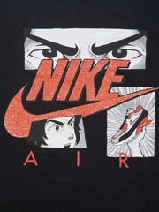 Nike Sportswear Manga Air Black Graphic Tee Men’s L Streetwear Shirt