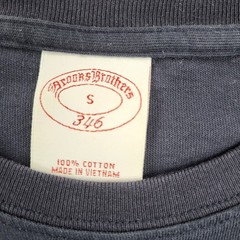 Brooks Brothers 346 Shirt Mens Small Black Golden Fleece Logo Embroidered