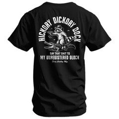 Hickory Dickory Dock Men’s T-Shirt, Tactical Graphic Tee, Work Out Top Streetwea