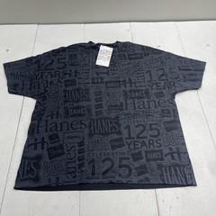 Hanes Shirt Mens 3XL Gray 125 Years Anniversary Graphic Tee Beefy-T 5180 Allover