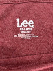 Lee Jeans Mens Red T-Shirt Size XXL