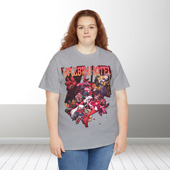 Hazbin Hotel Character Print Poster Style T-Shirt Unisex Gildan Cotton Tee